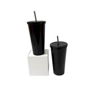 Vaso Termico con Pajilla De Acero T-450
