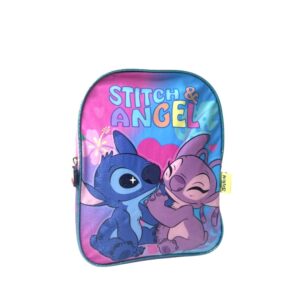 Stitch y Angel Mochila 11" con 1 Compartimiento STI-B952