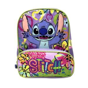 Stitch Mochila 12" con 2 Compartimientos STI-B532