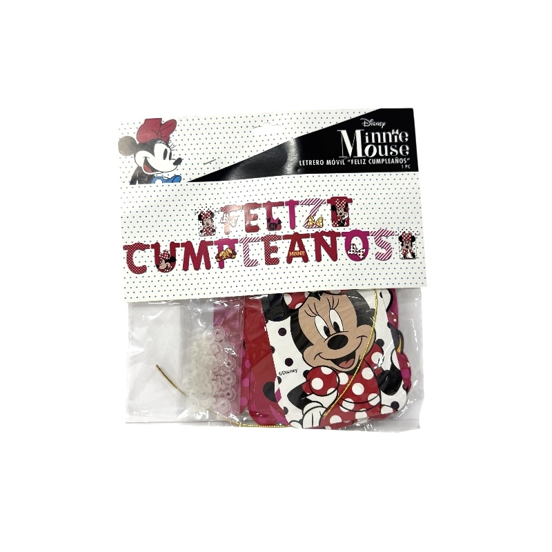Banner Feliz Cumpleaños Minnie MI3-L004