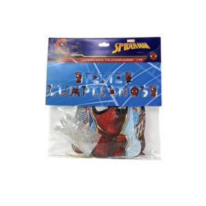 Banner Feliz Cumpleaños Spiderman SP2-L004