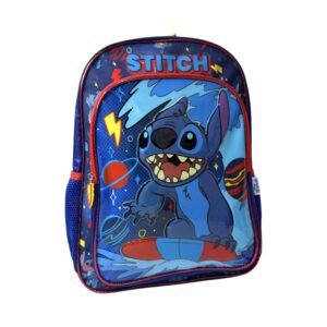Stitch Mochila 16" con 2 Compartimientos STI-B606